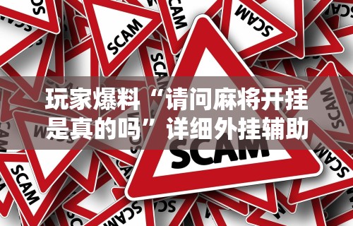 科技媒体实测“微信小程序微乐四川麻将有没有挂”开挂安装教程