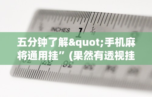 五分钟了解"手机麻将通用挂”(果然有透视挂) 