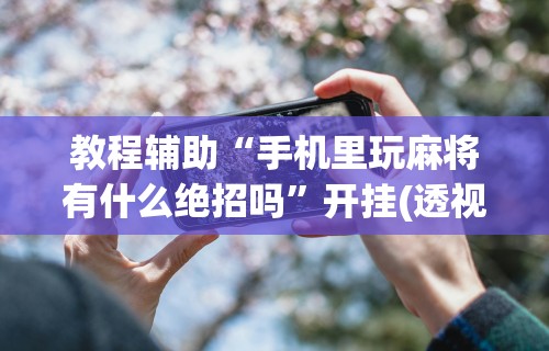2026首发辅助“微乐湖南麻将小程序有没有挂	”(透视)开挂辅助脚本+详细开挂安装教程