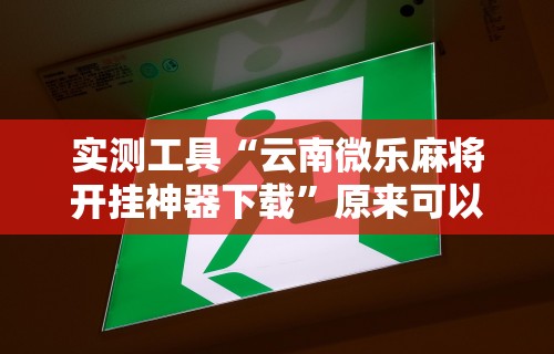 今日必看教程“微乐湖北麻将开挂方法”有挂详细开挂教程