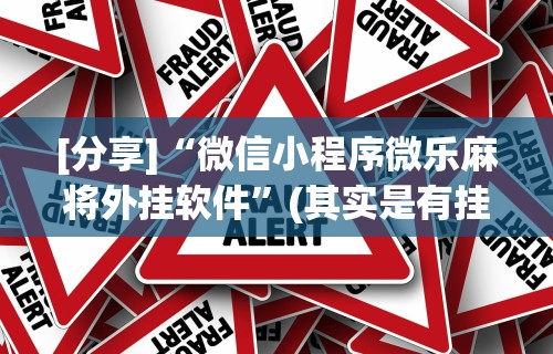 [分享]“微信小程序微乐麻将外挂软件”(其实是有挂)