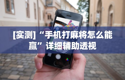 辅助神器“微乐麻将必赢开挂神器下载安装”详细辅助透视
