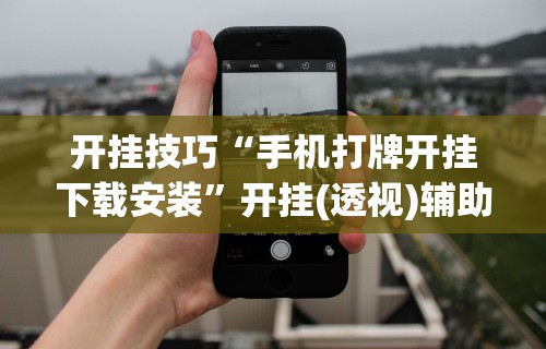 玩家辅助神器:“小程序微乐麻将外挂软件免费下载”详细分享装挂步骤教程