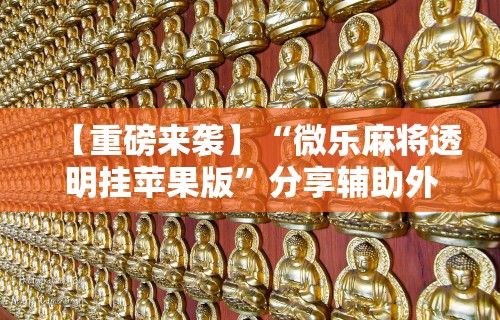 【重磅来袭】“微乐麻将透明挂苹果版”分享辅助外挂教程