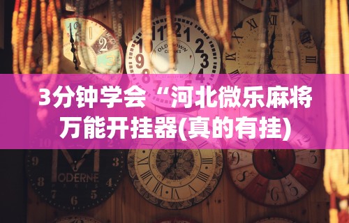 辅助开挂工具“牵手跑胡子开挂神器下载”详细分享装挂
