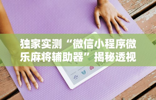 独家实测“微信小程序微乐麻将辅助器”揭秘透视辅助万能挂
