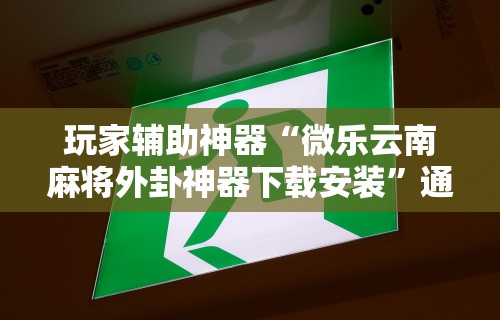 【最新科普】微乐麻将可以装挂吗	”辅助神器插件下载