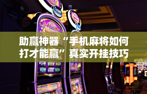 助赢神器“手机麻将如何打才能赢	”真实开挂技巧分享