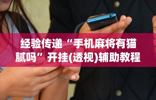 经验传递“手机麻将有猫腻吗	”开挂(透视)辅助教程