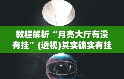 教程解析“月亮大厅有没有挂	”(透视)其实确实有挂