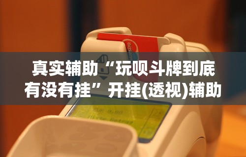 真实辅助“玩呗斗牌到底有没有挂”开挂(透视)辅助教程