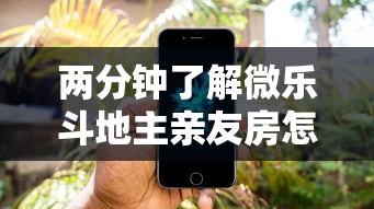 两分钟了解微乐斗地主亲友房怎么能拿到好牌呢”科技辅助神器手机版教程